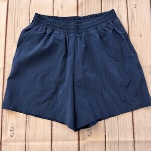 Outdoor Voices Rec Shorts XS Blue‎ Women's Lined Athletic Running Gym Zip Pocket